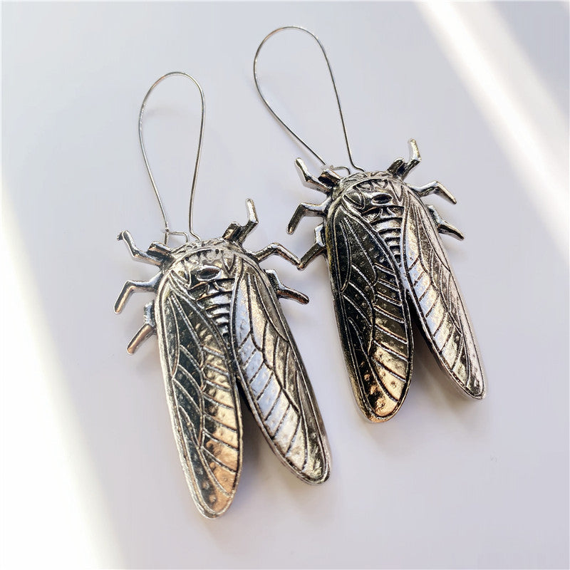 Creative Design Cicada Pendant Earring Jewelry