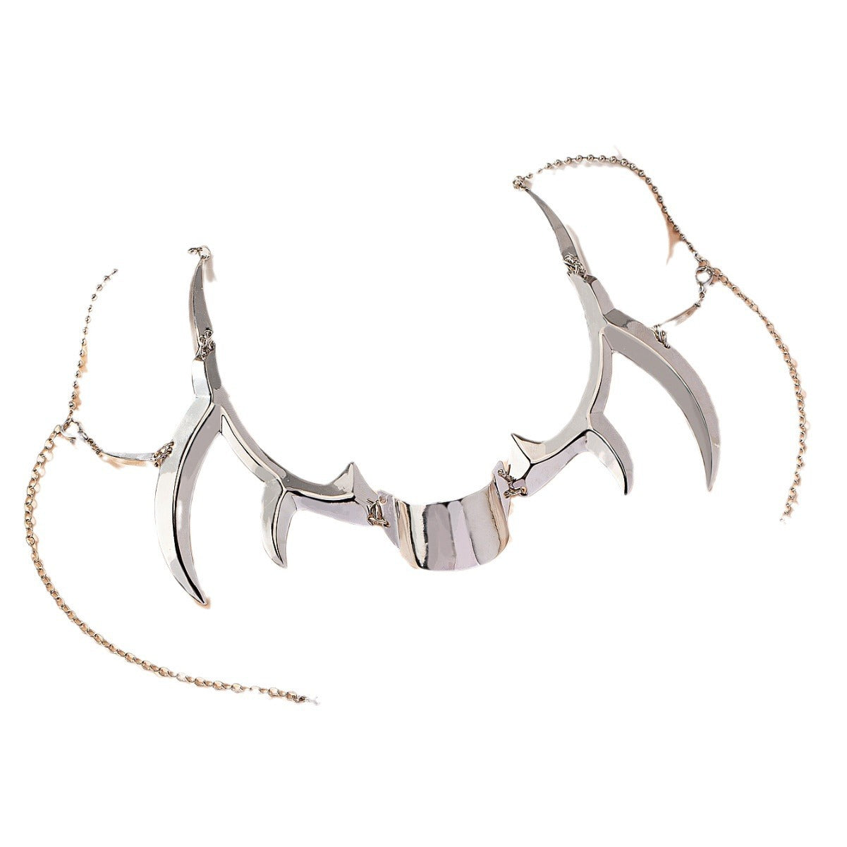 Fluid Lip Ring Face Decoration Earring Set