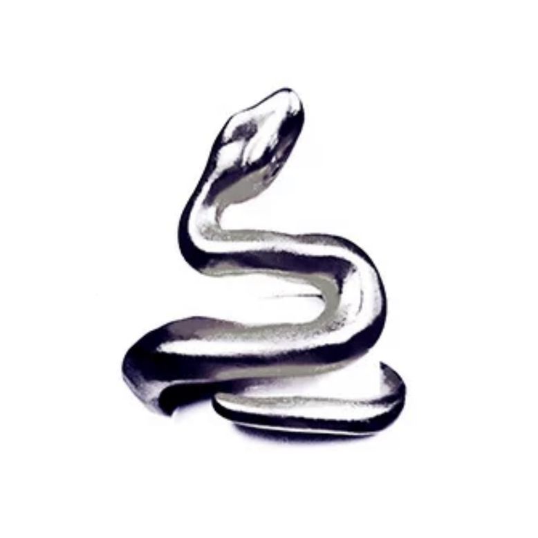 Animal Spirit Snake European And American Retro Punk Exaggerated And Personalized Men And Women Winding Snake Animal Opening Ring