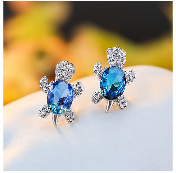 Cute Little Animal Niche Design Earrings Jewelry Stud Earrings