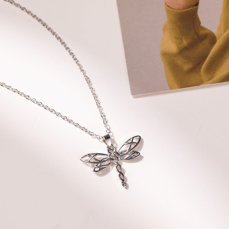 Pendant Simple Alloy Silver Plated Jewelry Necklace