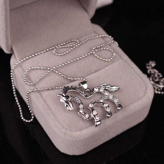 Hollow horse with diamonds