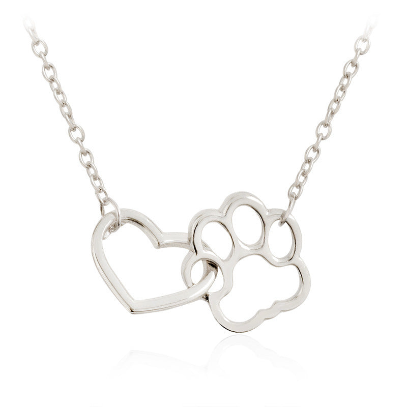 Dog paw necklace