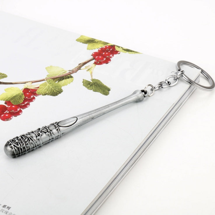 The Walking Dead Keychain Negan's Bat Stick LUCILLE Keyring Men Car Women Bag Pendant Action Figure Cosplay Toys