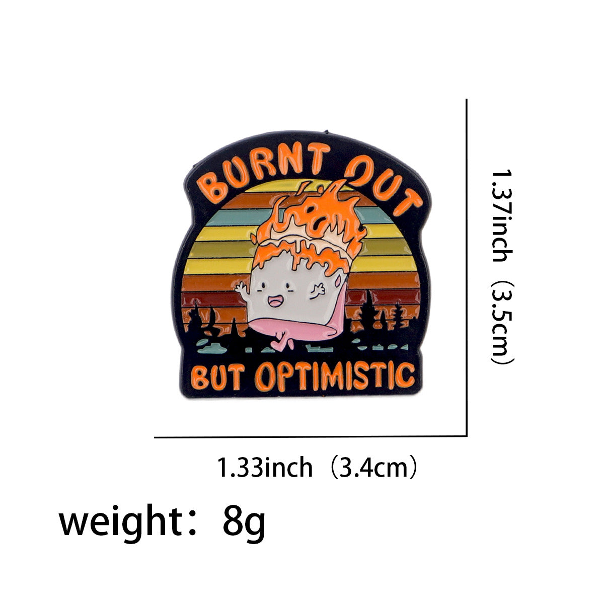 Creative English Letter Ornament Medal Clothing Brooch