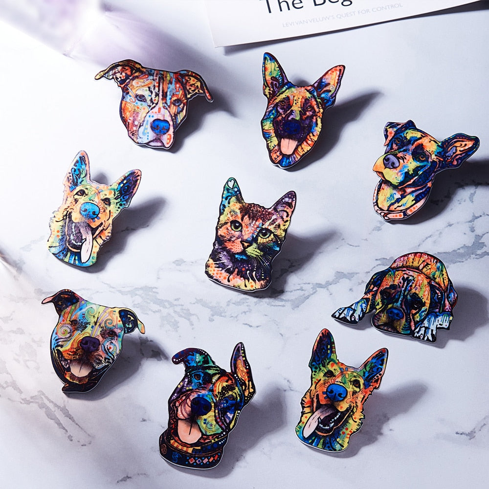 Animal corsage pins