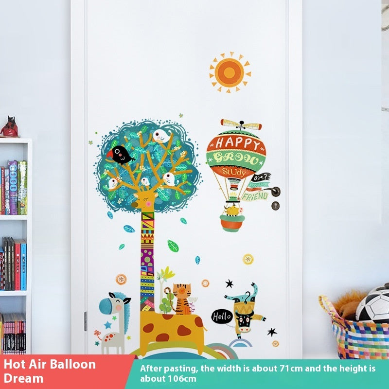 Door Sticker Self-adhesive Sticker Wall Sticker Decorative Painting Door Renovation