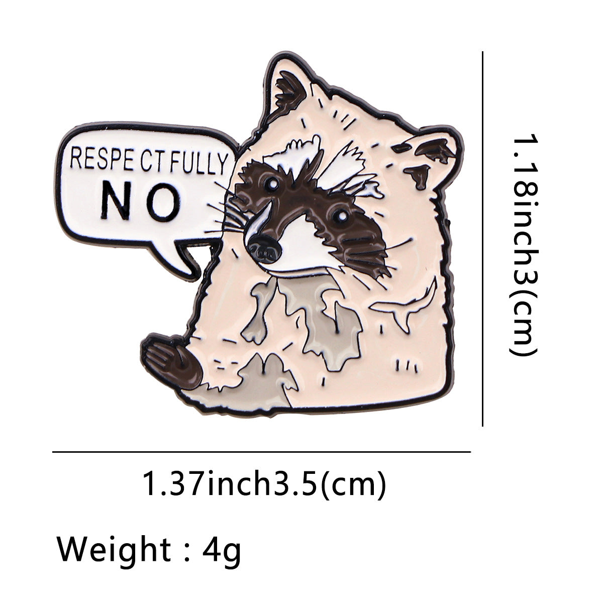 Cartoon Cute Quotations Brooch Women's Backpack Accessories Badge