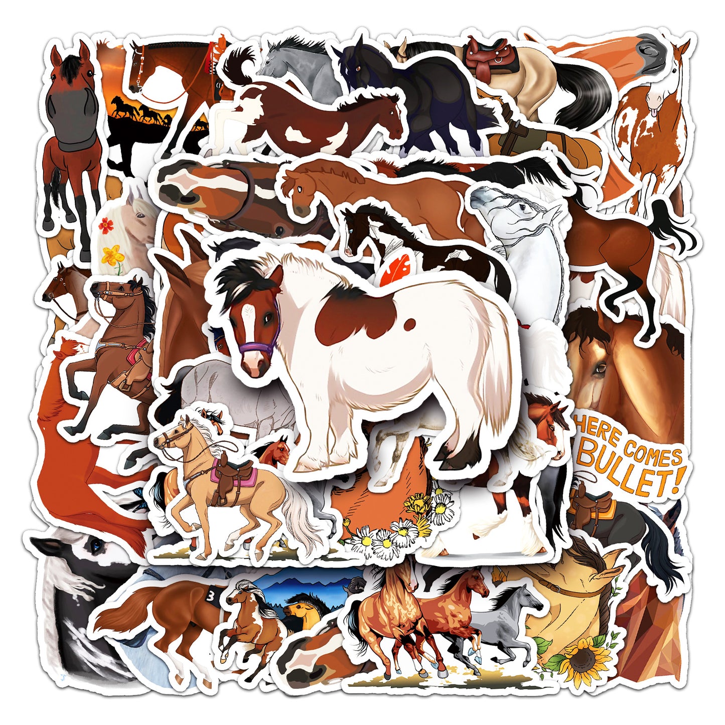 Personalized Cartoon Animal Graffiti Sticker
