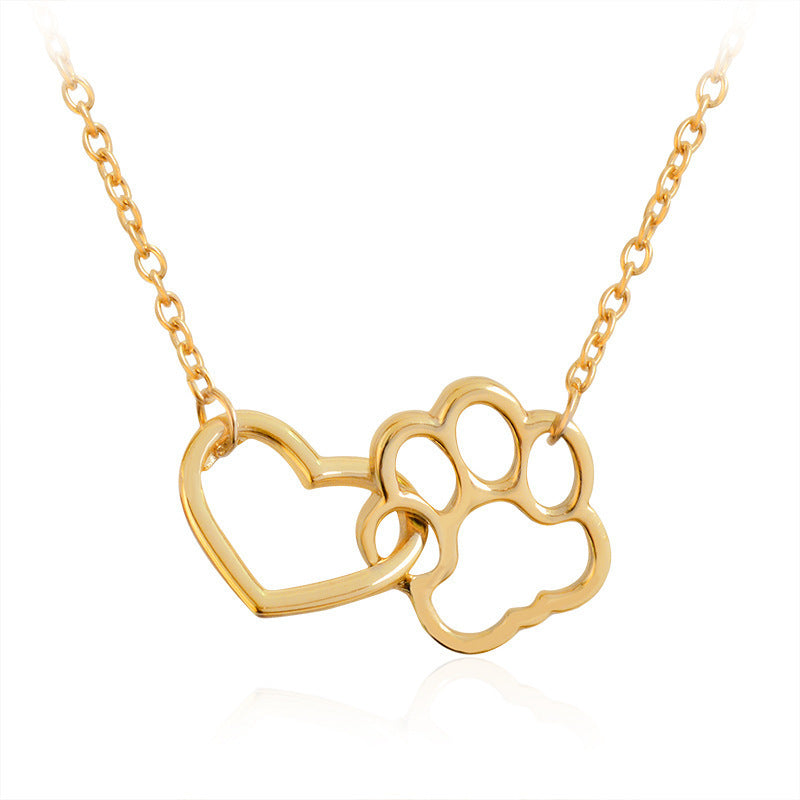 Dog paw necklace