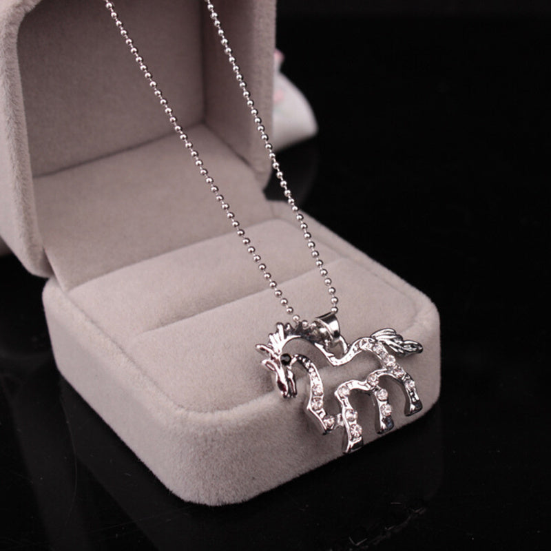Hollow horse with diamonds