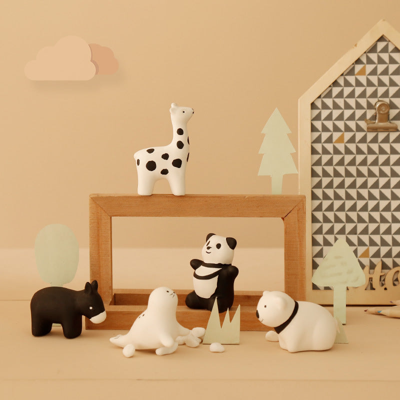 Creative Ceramic Small Animal Decorations
