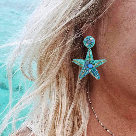 Fashion Marine Animal Color Simple Earrings