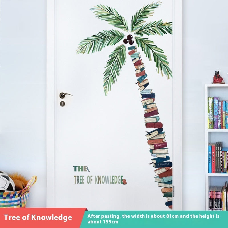 Door Sticker Self-adhesive Sticker Wall Sticker Decorative Painting Door Renovation