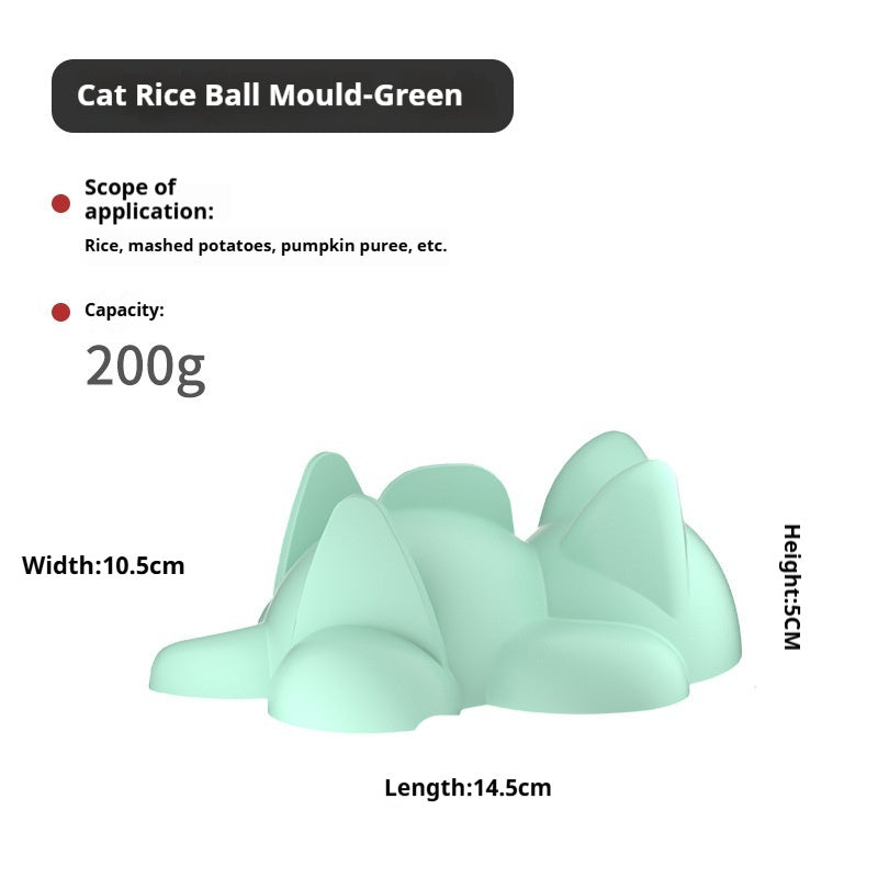 Cat Rice Ball Sushi Mold Tool