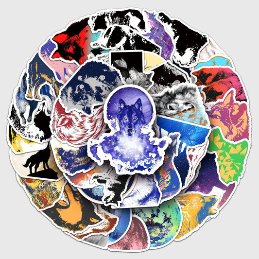 Animal DIY Skateboard Water Cup Luggage Sticker Waterproof