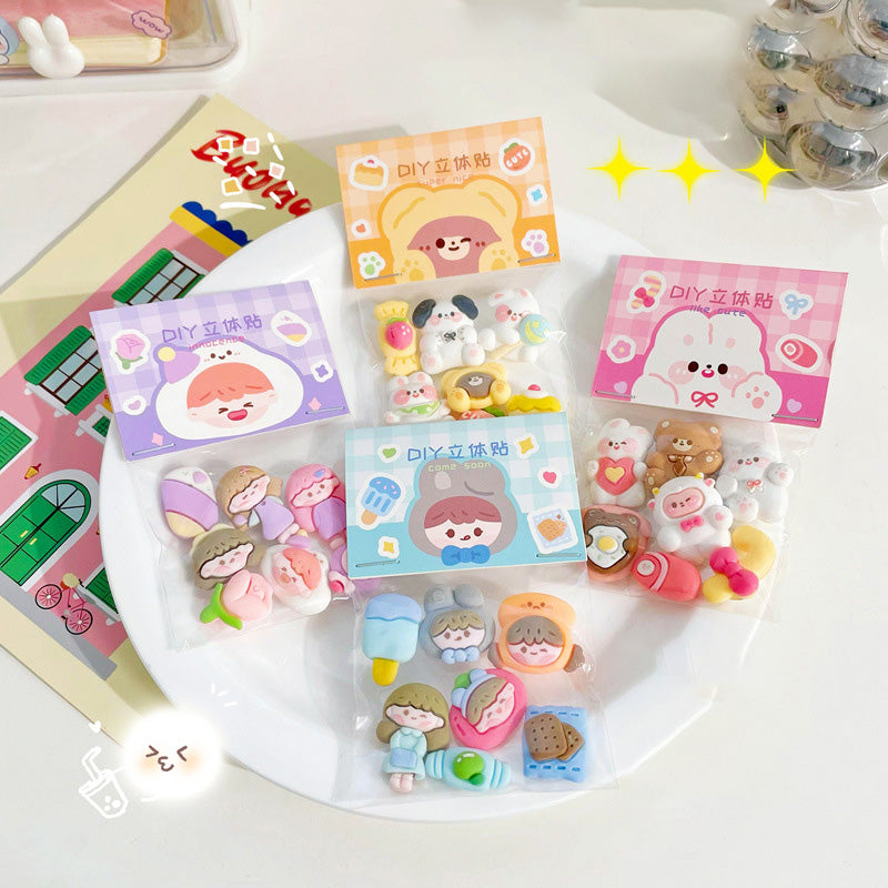 Original Cute Water Cup 3d Three-dimensional Sticker