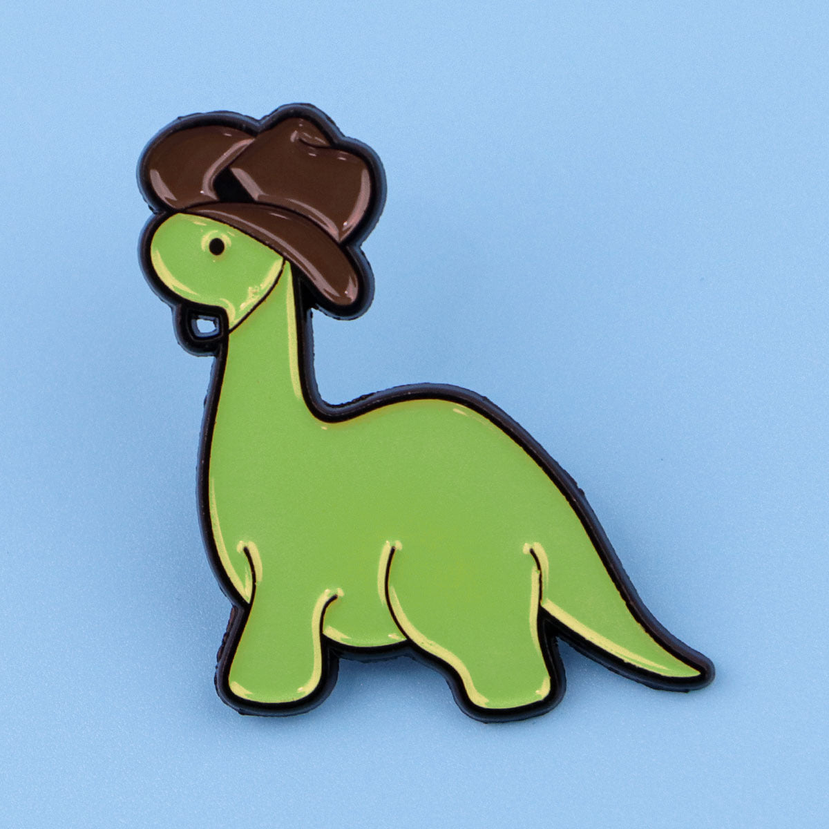 Denim Little Dinosaur Brooch Cartoon Badge