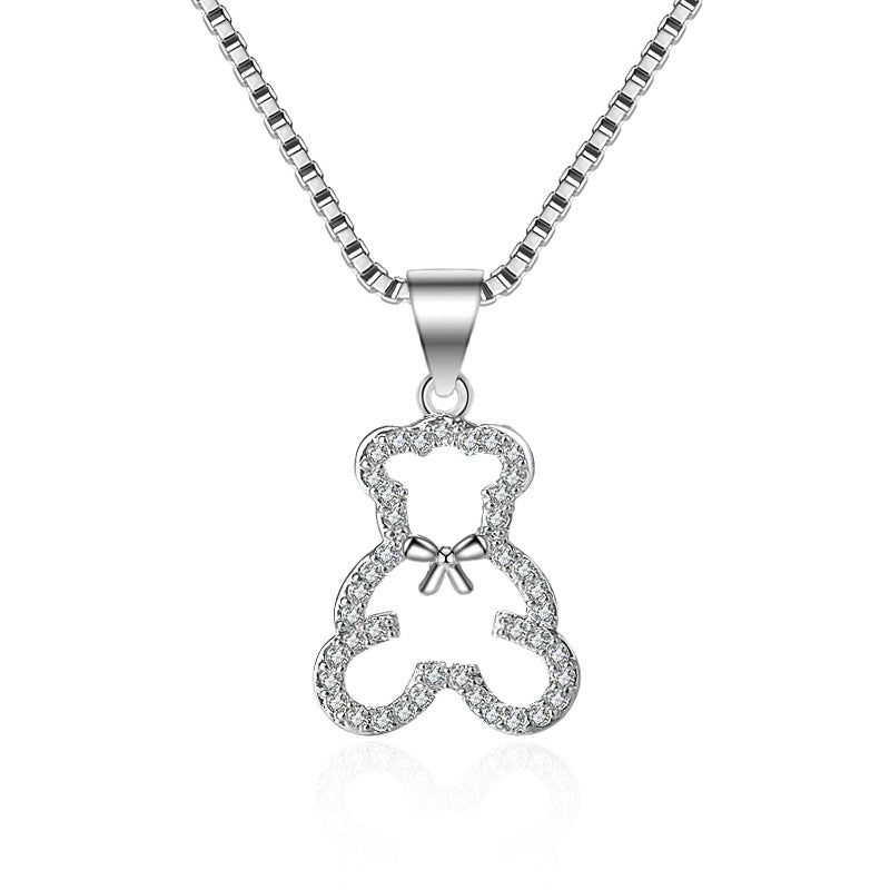 Panda White Copper Pendant Jewelry Europe Han Fengge