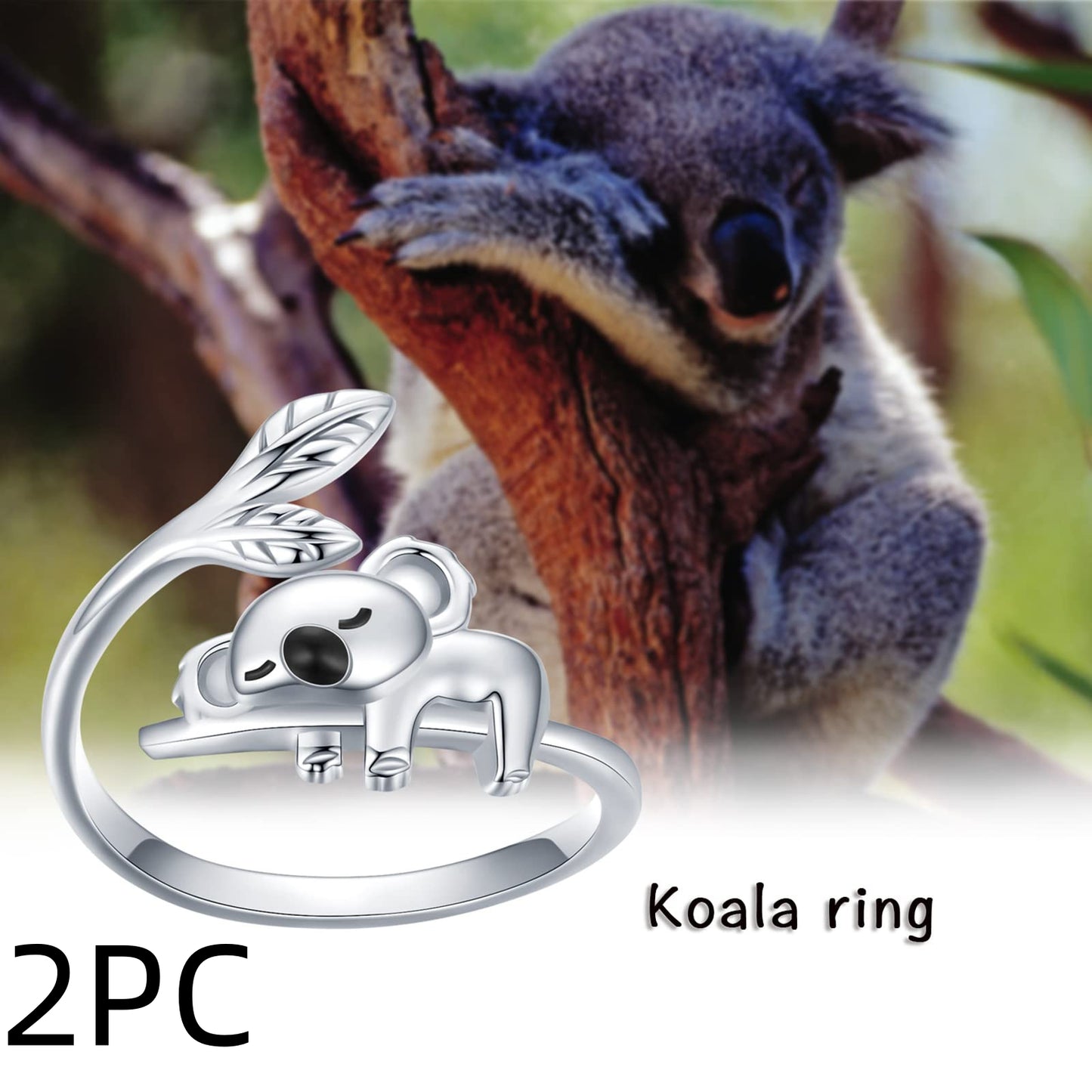 Personalized Simple Trendy Cute Animal Open Ring