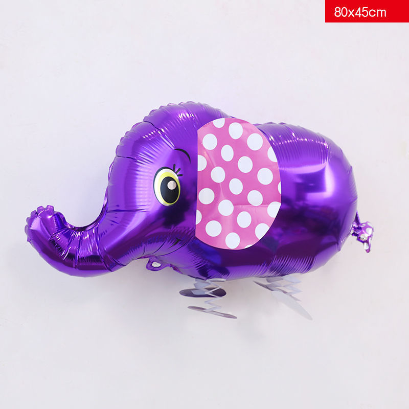 Walking Balloon Cartoon Animal Pet Walking Aluminum Film Helium Children's Toy