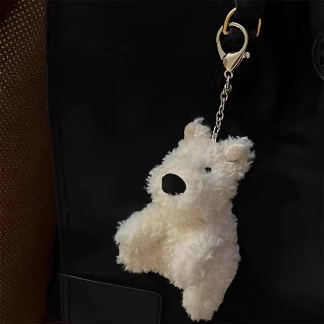 Puppy Plush Toys Keychain Backpack Pendant