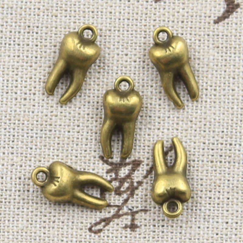 Teeth Pendant Zinc Alloy Jewelry Accessories