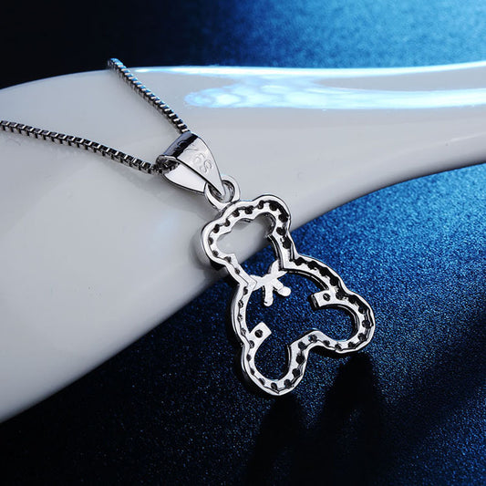 Panda White Copper Pendant Jewelry Europe Han Fengge