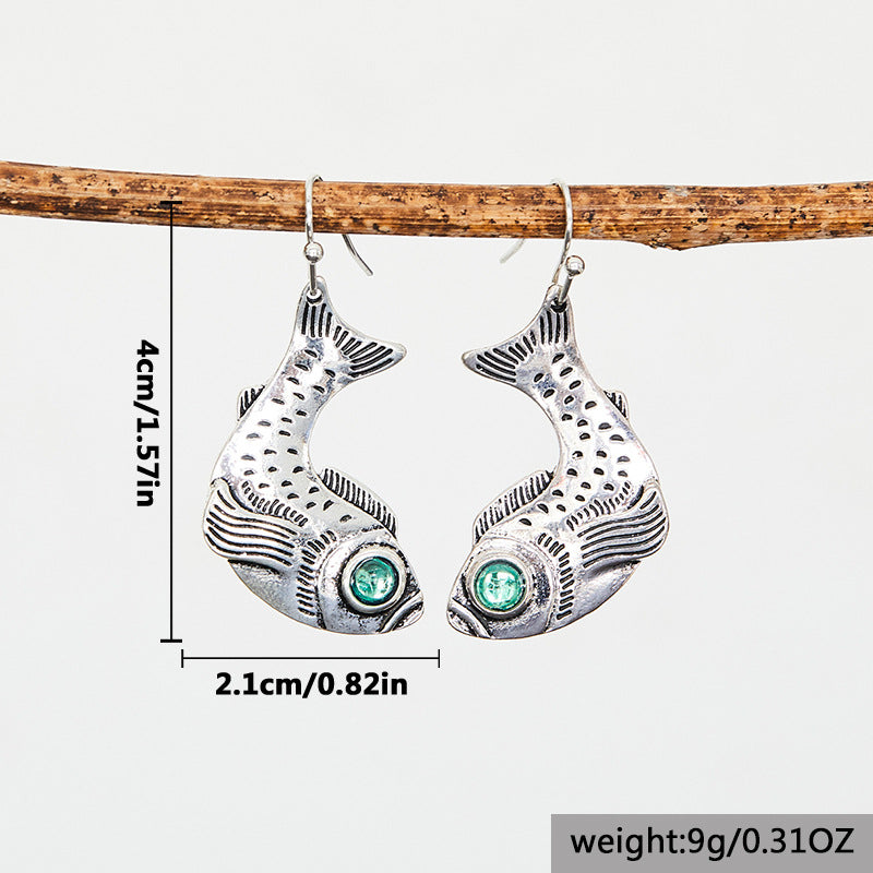 Personality Vintage Animal Earrings Fashion Women Jewelry Ornament