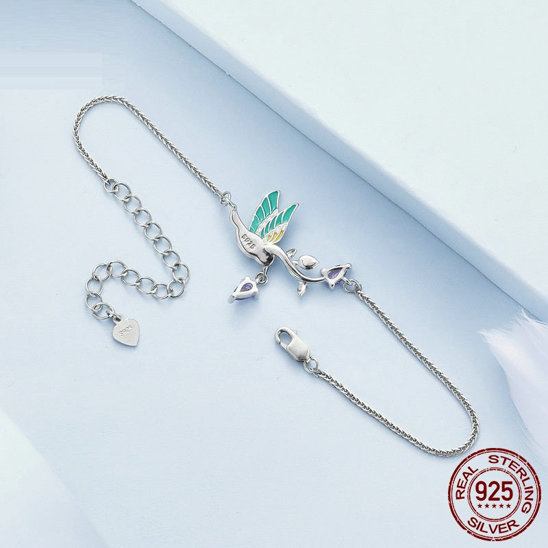 Summer Mori Style Special Interest Light Luxury Wind Bird Bracelet Ornament