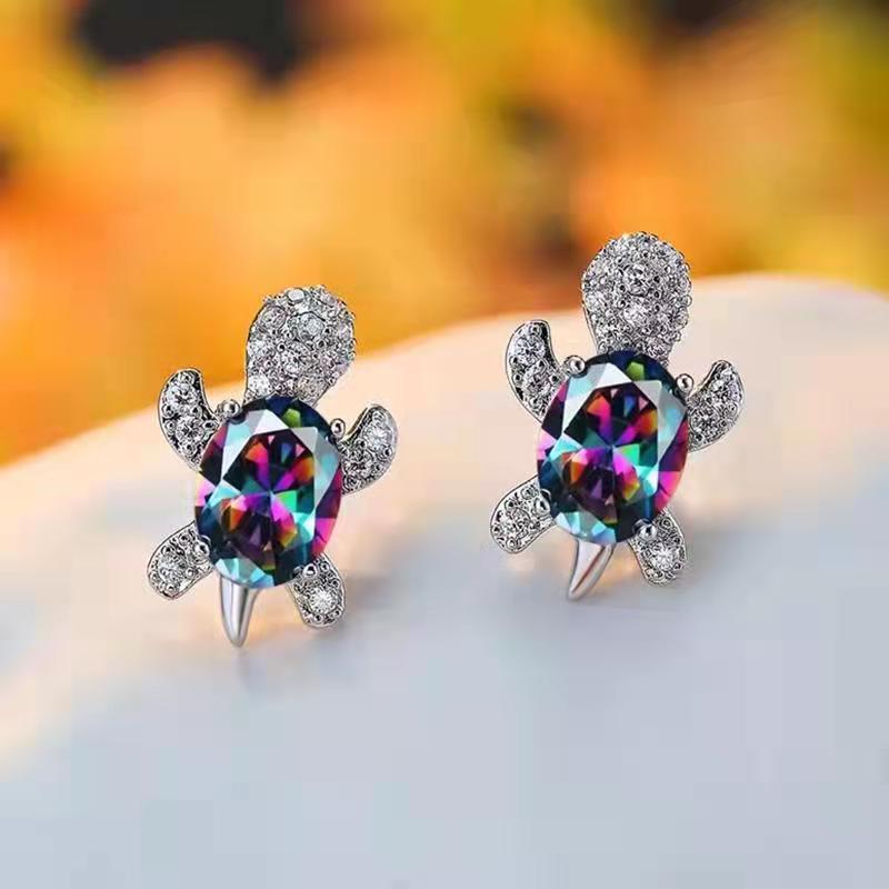 Cute Little Animal Niche Design Earrings Jewelry Stud Earrings
