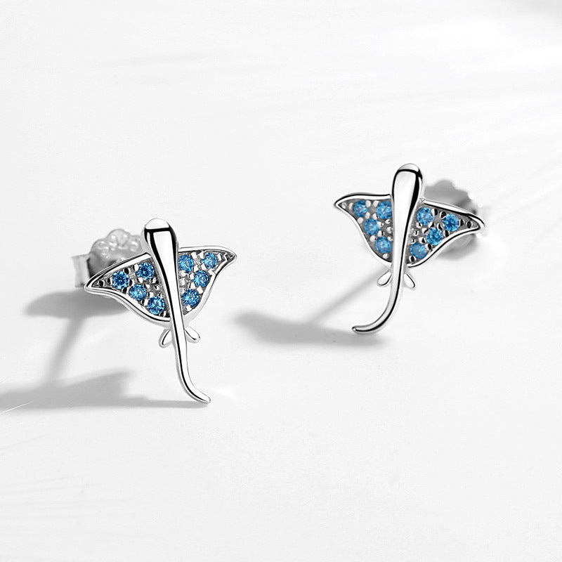 Sterling Silver Stud Earrings Featuring Dainty  Adorable Animal Designs