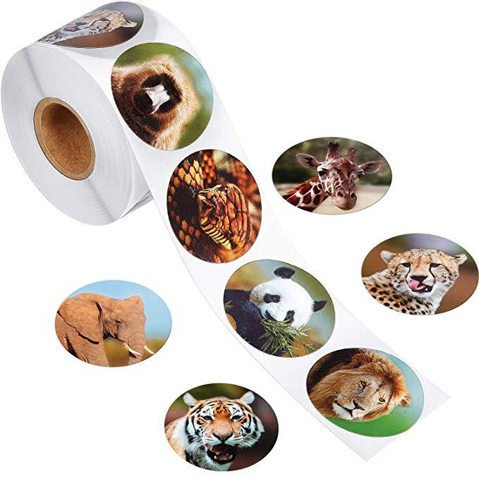 Home Fashion Personalized Animal Sticker Labels