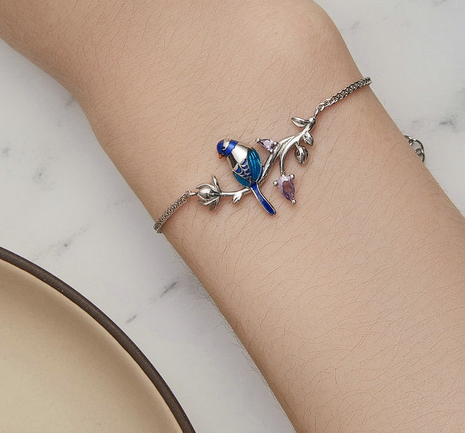 Delicate Bird Natural Style Bracelet Ornament