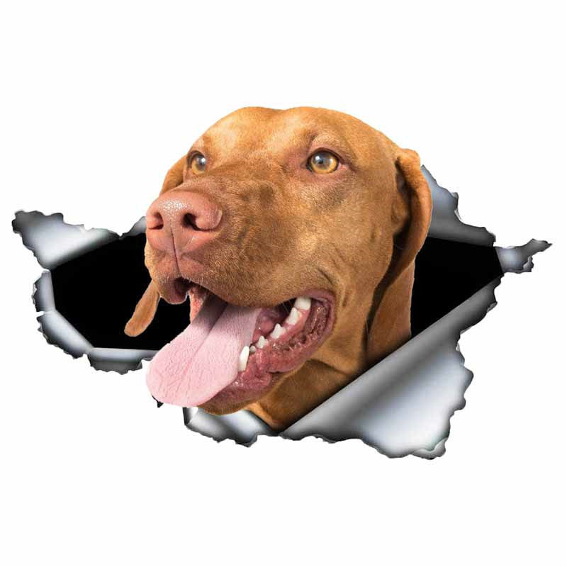 Funny Creative Personality 3D Pet Cartoon Dog Car Sticker