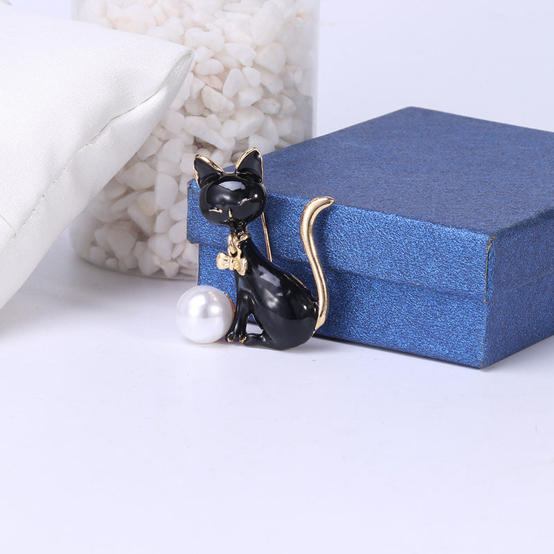 Personality Popular All-match Kitten Shape Brooch