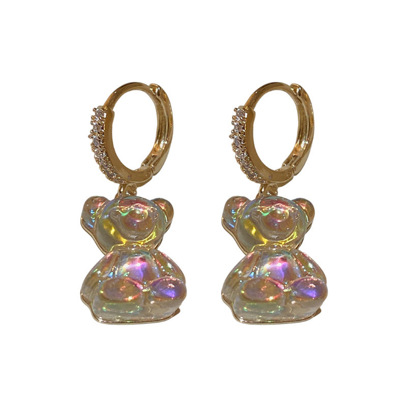 Temperament Sweet Girl Cartoon Animal Earrings
