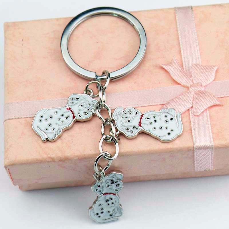 Dog car keychain