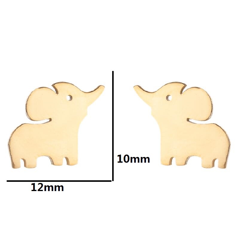 Simple Animal Earrings Bee Dolphin Earrings Plating Korean Style Earrings