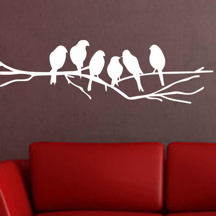 New Removable Wall Sticker Carved Hollow Bird