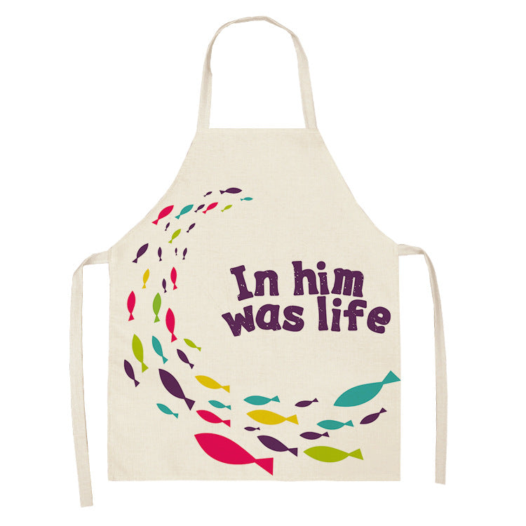 Marine animal series apron