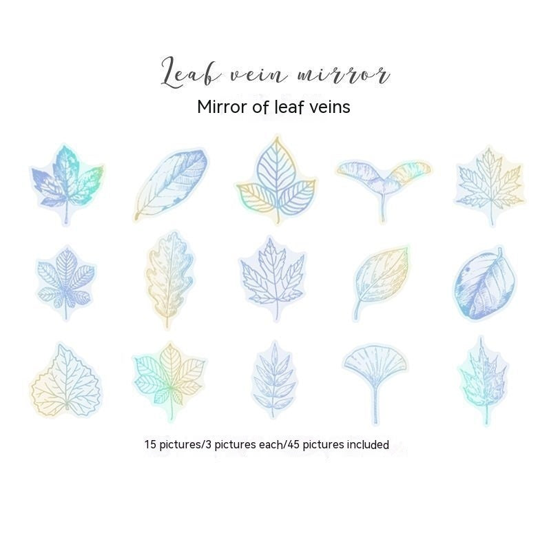 Butterfly Sticker PET Hot Rainbow Purse Magic Mirror Notebook Puzzle Material