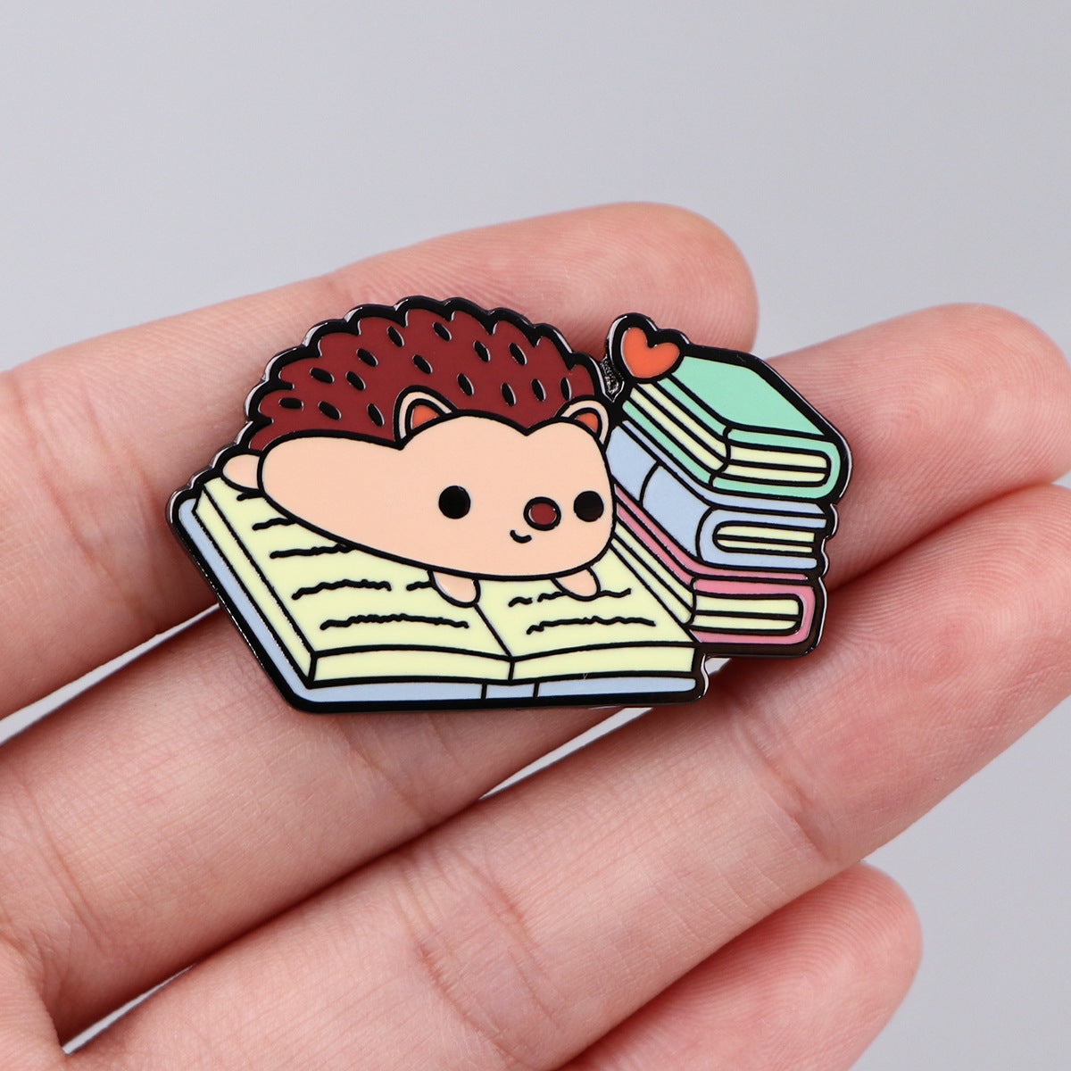 Panda Hedgehog Capybara Giant Salamander Animal Badge Oil Drip Brooch