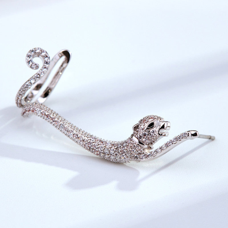 Creative Animal Three-dimensional Ear Clip Earrings