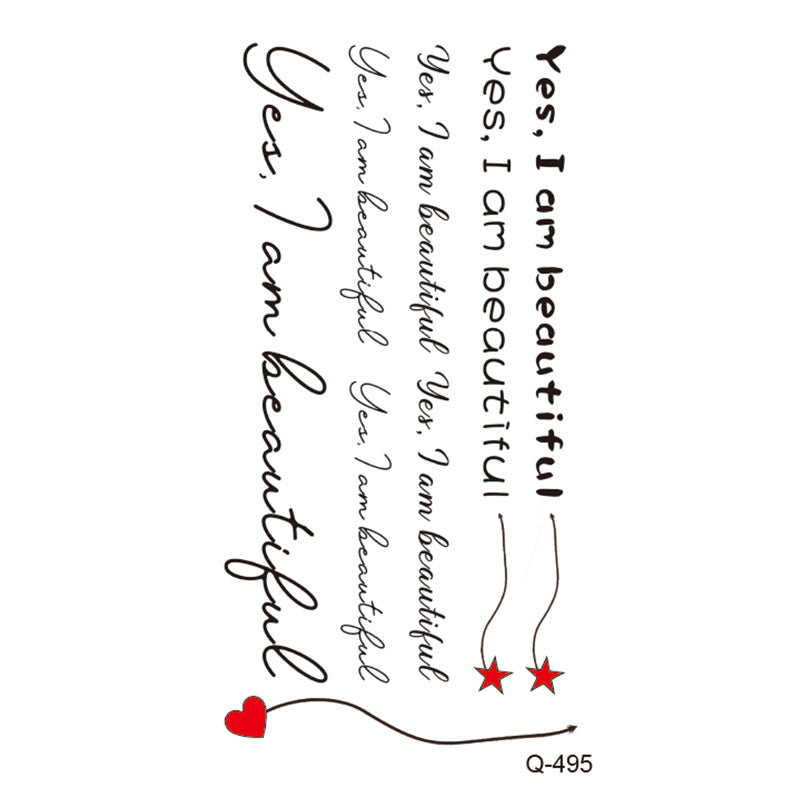 Waterproof Tattoo Sticker Set Any Combination