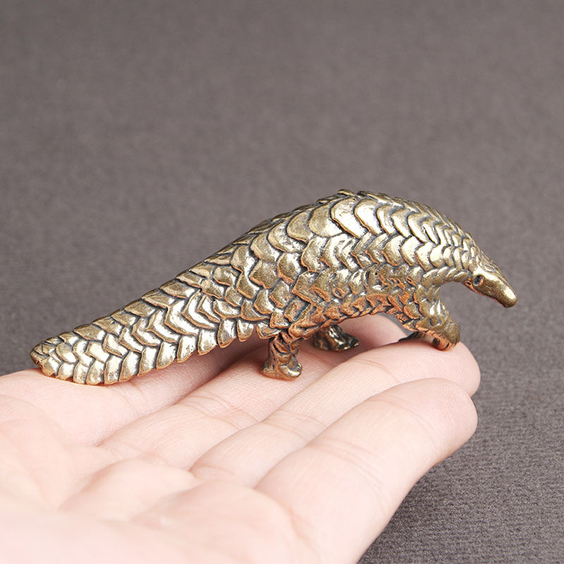Decoration Animal Micro-carving Creative Tea Pet Decoration Old Bronze Ware