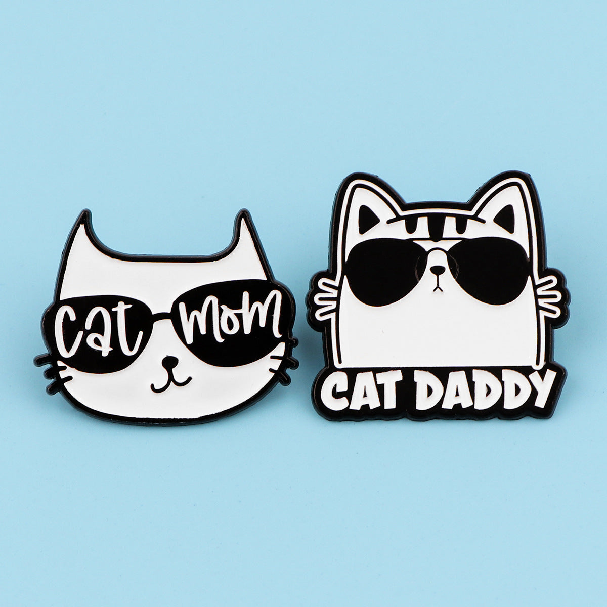 Cartoon Animal Black Cat Pin Alloy Badge