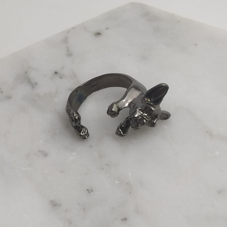 Pug Vintage Ring Adjustable Alloy