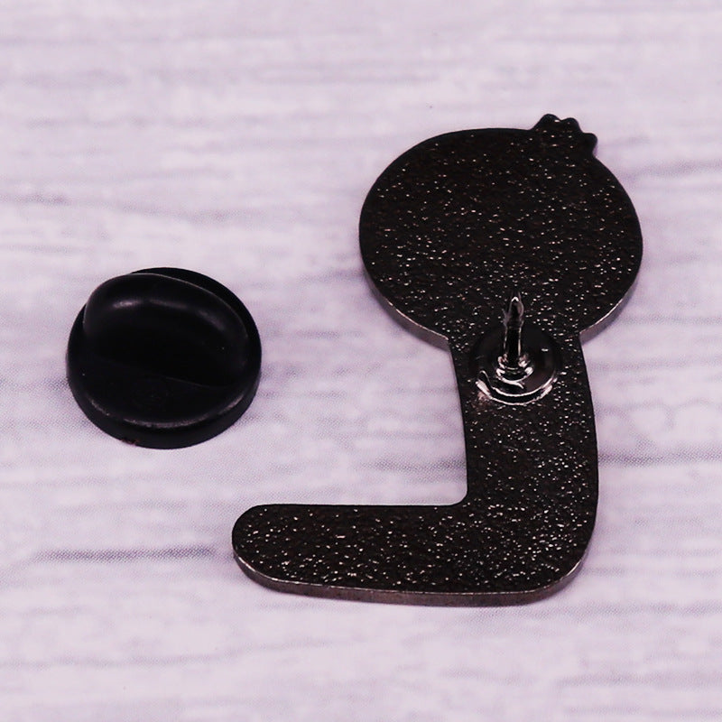 Cute Cartoon Green Worm Brooch Adventure