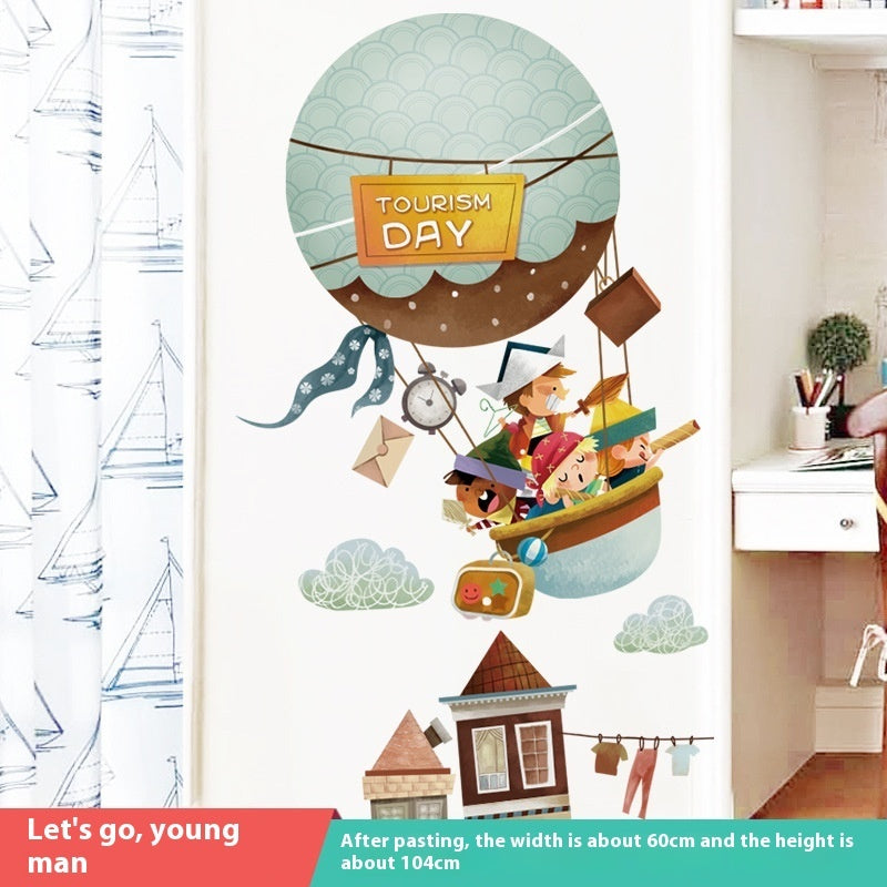 Door Sticker Self-adhesive Sticker Wall Sticker Decorative Painting Door Renovation